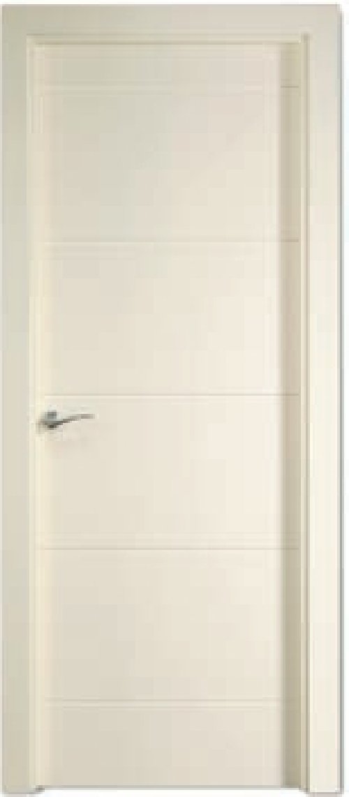 puerta lacada en blanco roto