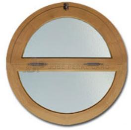 ventana madera ojo de buey