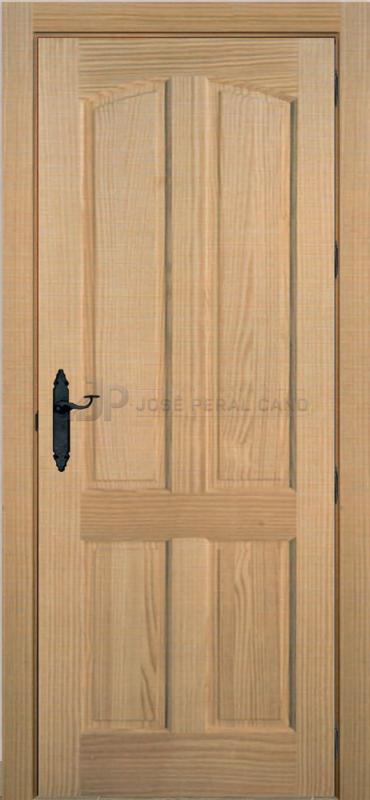 puerta interior de madera maciza mod.p4