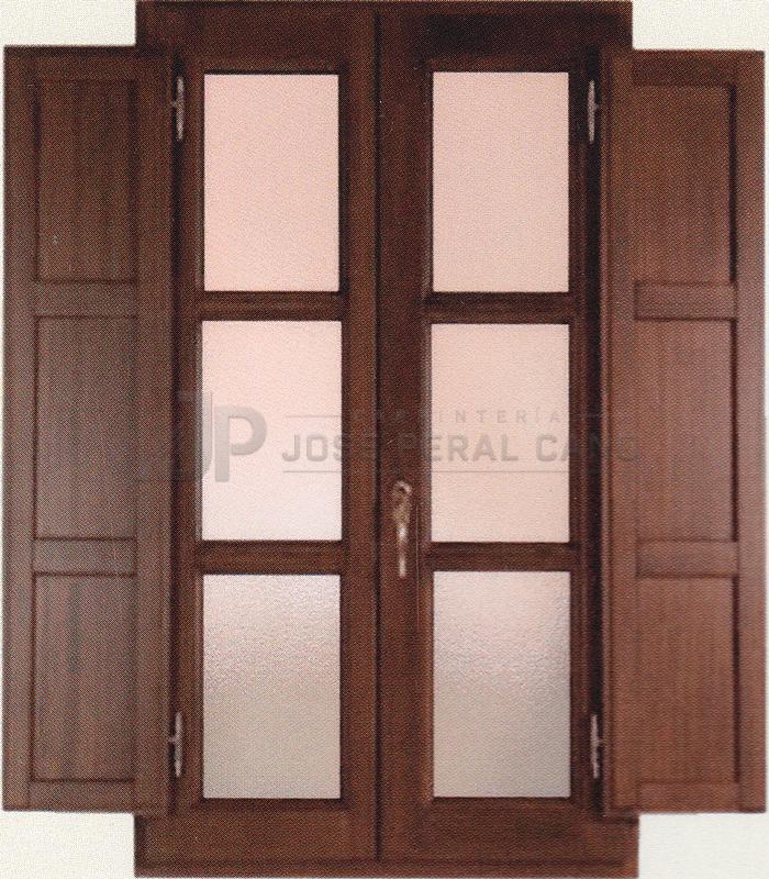ventanas de madera estilo ingles