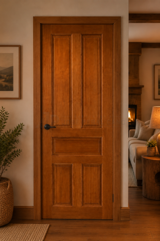 PUERTA MOD. 5 ENTREPAÑOS EN PINO